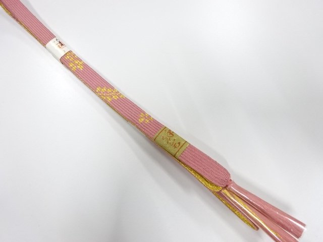JAPANESE KIMONO / UNUSED KOREI HAND-TIED OBIJIME